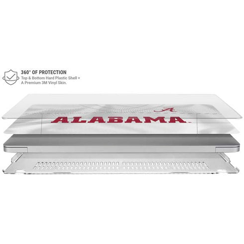 University of Alabama White Jersey MacBook Air 15in (2023-2025) Case plus Skin